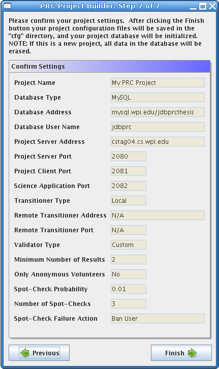 Project Builder Step 7 Screenshot
